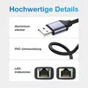Qost – USB-C auf Ethernet Adapter – LAN Netzwerkadapter – Produktbild-Vorschau 2