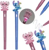 DISNEY Stitch 2x LEUCHTENDER Stift, blaue Tinte, Schule, Produktbild-Vorschau 1