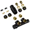Anschlussgarnitur Multiblock Set Schwarz Matt 50mm inkl. Produktbild-Vorschau 2