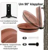 Runde Vogelfutterstation & Vogeltränke 2er Set, 21 cm, Produktbild-Vorschau 5