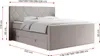 Boxspringbett mit Doppelmatratzen, zwei Bettkästen, Topper, Produktbild-Vorschau 6