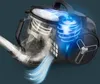 Cutaway view of a vacuum cleaner showing airflow and dust collection. Voir les images du produit