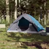 Kuppel-Campingzelt 4 Personen, Familienzelt UV-Schutz, Blau Produktbild-Vorschau 3