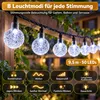 9.5M Fairy Lights Outdoor Solar Light Bulbs LED Fairy Anteprima dell’immagine prodotto 2