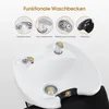 Sessel mit Waschbecken, Waschplatz aus Keramik Verstellbar, Produktbild-Vorschau 5
