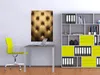 Wallario selbstklebendes Poster - Goldene Ledertür, Größe: Produktbild-Vorschau 2