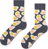 2 Paar Lange Socken für Damen 36-40, Socken mit Eiermuster Produktbild-Vorschau 4