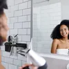 Držák na fén s úložným prostorem, Nástěnný držák na fén a Náhled obrázku produktu 4