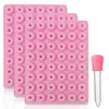 3x Silikon Mini Donut Backform inkl. Pipette geeignet für Produktbild-Vorschau 1