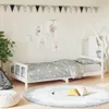vidaXL Kinderbett Weiß 90x190 cm Massivholz Kiefer Produktbild-Vorschau 2