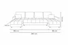 Aurelia U Wohnlandschaft – Ecksofa in U-Form mit Produktbild-Vorschau 3