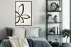 MuchoWow® Gerahmtes Poster Blumen - Abstrakt - Minimalismus Produktbild-Vorschau 4