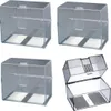 4x Herlitz Karteikasten / Lernbox / DIN A7 / transparent Produktbild-Vorschau 1