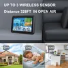 Meteostanice Wi-Fi, 5,3" bezdrátový vnitřní/venkovní Náhled obrázku produktu 2