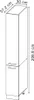 Apothekerschrank Vicco R-Line Artisan-Eiche 30 cm, Model Produktbild-Vorschau 3