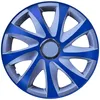 NRM Radkappen DRIFT Extra, Blau/Silber 15" Zoll. (4 x Produktbild-Vorschau 1