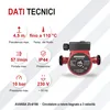 AVANSA 25-4/180 Circolatore per riscaldamento 230 V – DN25 Anteprima dell’immagine prodotto 3