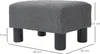 HOMCOM sgabello Sgabello con look in lino Sgabello moderno Anteprima dell’immagine prodotto 3