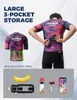 VeloNuts Fahrradtrikot Herren Kurzarm Sommer Extra Kurz, Produktbild-Vorschau 5