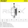 Kraftstofffilter RIDEX 9F0194 für PORSCHE 944 Produktbild-Vorschau 7