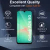 A screen protector for a Samsung Galaxy A26 5G phone, with feature callouts. Produktbild-Vorschau