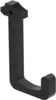 Lamina Reling Haken schwarz Aluminium 7x30x53mm (LxBxH) Produktbild-Vorschau 1