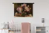 MuchoWow® Wandteppich Wandbehang Blumen - Korb - Obst Produktbild-Vorschau 2