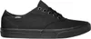 A side view of a black Vans shoe against a white background. Voir les images du produit