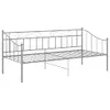 vidaXL Schlafsofa Bettgestell Grau Metall 90x200 cm -  Produktbild-Vorschau 4