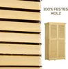 Outsunny Gartenschrank Holz Geräteschuppen 4 Fächer mit Produktbild-Vorschau 6
