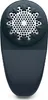 A close-up, top-down view of a dark gray lint remover. Produktbild-Vorschau