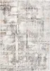 A flat lay image of a rug with a distressed, abstract geometric pattern. Anteprima dell’immagine prodotto