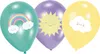 Palloncini a forma di nuvola, arcobaleno e sole 6 pezzi Anteprima dell’immagine prodotto 1