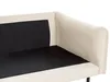 BELIANI 4-Sitzer Ecksofa Hellbeige Samt L-Förmig mit Produktbild-Vorschau 8