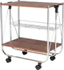 WENKO Küchen Wagen DINE Servier auf Rollen Küchen Trolley Produktbild-Vorschau 1