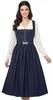 Dirndl Kitzingen 75cm Länge nachtblau 36 Produktbild-Vorschau 4