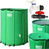 Baril de pluie 1000 l, vert Voir les images du produit 2