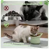 2er-Pack Katzen Futternäpfe erhöhte Silikonnäpfe rutschfest Produktbild-Vorschau 4