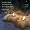 UNUS® Beton Feuersterne handgemacht mit Dauerdocht Sterne Produktbild-Vorschau 2