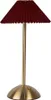 Stolní lampa Clayre & Eef Ø 16x30 cm Červený plast Náhled obrázku produktu 1
