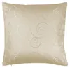 Kissenbezug 40x40 cm creme sand Damast Circle Deko Produktbild-Vorschau 1