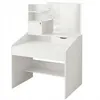 Comodino da trucco bianco con specchio e cassetti Anteprima dell’immagine prodotto 1
