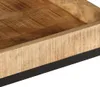 vidaXL Beistelltisch Braun 35 x 35 x 45 cm Massivholz Mango Produktbild-Vorschau 5