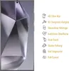 A smartphone screen protector with feature callouts. Produktbild-Vorschau