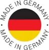 A circular graphic featuring the German flag in the center with the words 'MADE IN GERMANY' in a circle around it. Podgląd zdjęcia produktu