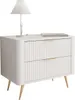 Nachttisch SCARLETT 2S mit Schubladen / Beige + Gold Produktbild-Vorschau 5