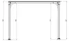 Gazébo tonnelle plate 9.5m² gris anthracite - Palram - Voir les images du produit 14
