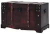 vidaXL Vintage truhla na poklady dřevo 66 x 38 x 40 cm Náhled obrázku produktu 1