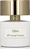 A close-up studio shot of a white perfume bottle with a gold cap. Produktbild-Vorschau