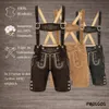 Pantaloni corti in pelle tradizionali da uomo PAULGOS - HK2 Anteprima dell’immagine prodotto 8